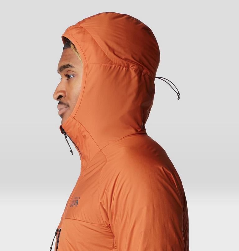 Men's Kor AirShell Warm Hoody, Color: Raw Carnelian, image 5