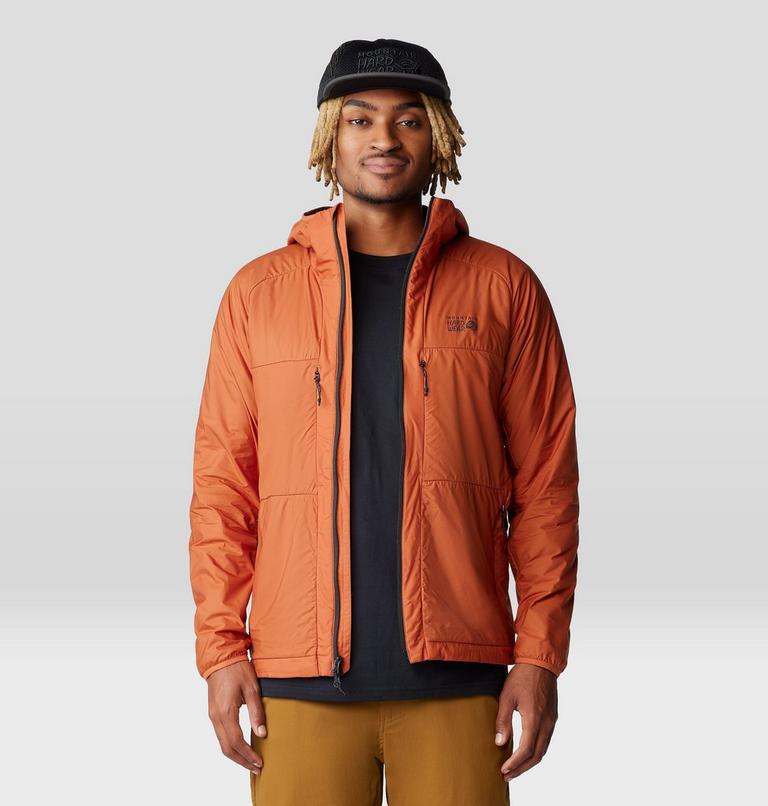 Men's Kor AirShell Warm Hoody, Color: Raw Carnelian, image 7