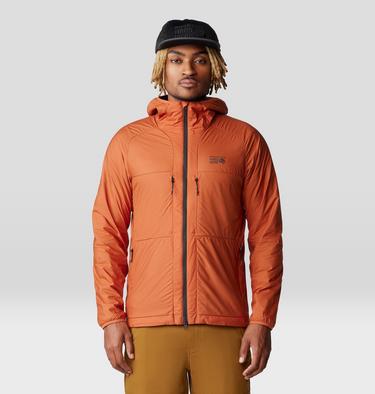 Men's Kor AirShell Warm Hoody, Color: Raw Carnelian, image 1