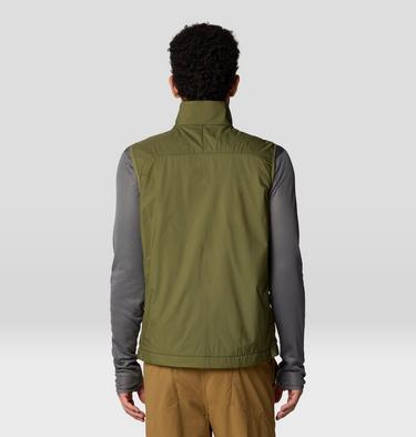 Men's Kor AirShell Warm Vest, Color: Combat Green, image 2
