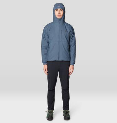 Men's Kor Stasis Hoody, Color: Moon Blue, image 6