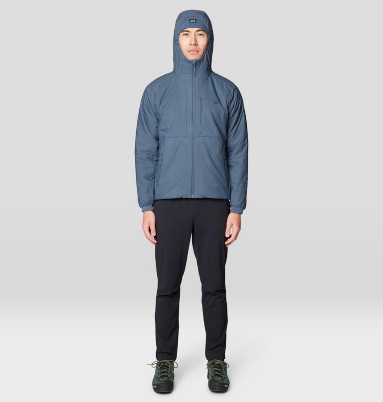 Men's Kor Stasis Hoody, Color: Moon Blue, image 2