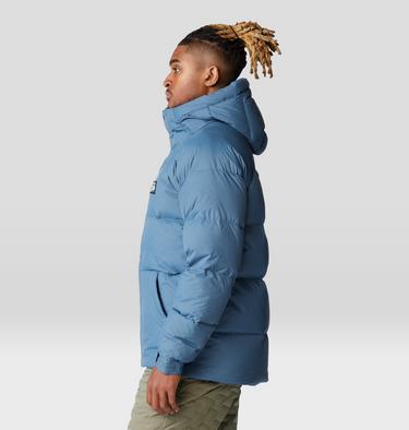 Men's Nevadan Down Parka, Color: Adriatic Blue, image 3