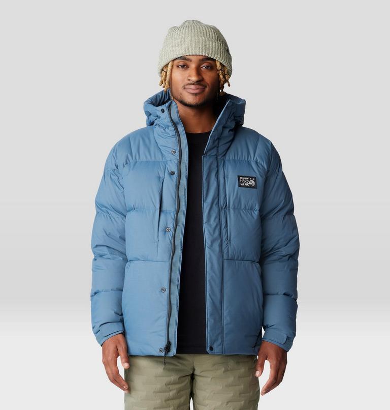 Men's Nevadan Down Parka, Color: Adriatic Blue, image 8