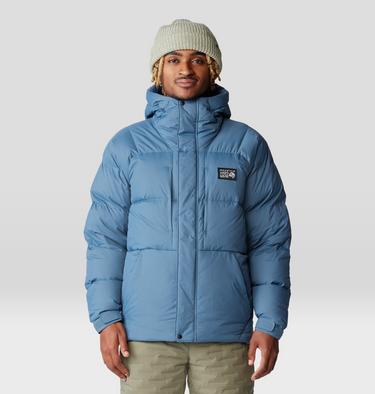 Men's Nevadan Down Parka, Color: Adriatic Blue, image 1