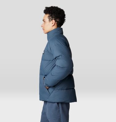 Men's Nevadan Down Jacket, Color: Moon Blue, image 7