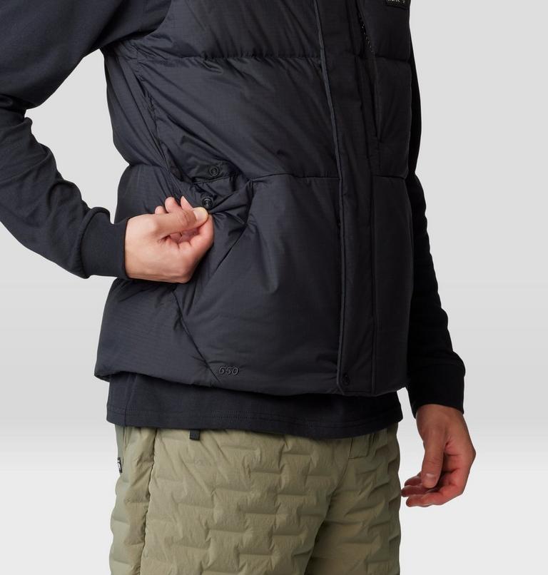 Men's Nevadan Down Vest, Color: Black, image 7