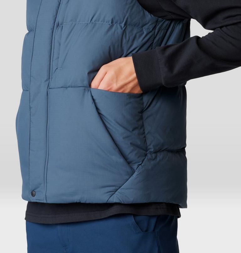 Men's Nevadan Down Vest, Color: Moon Blue, image 7