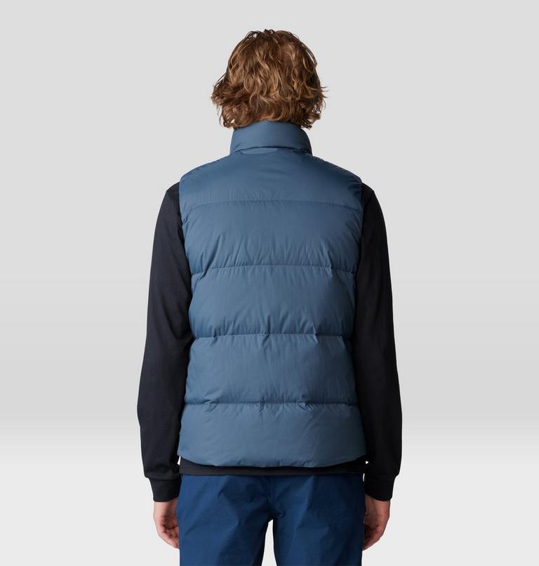 Men's Nevadan Down Vest, Color: Moon Blue, image 2