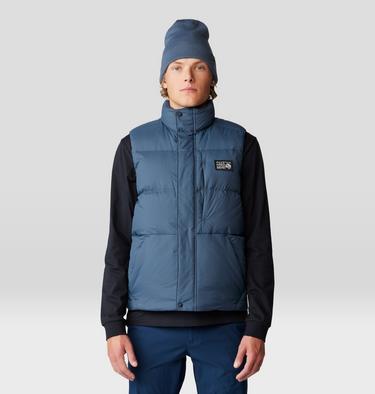 Men's Nevadan Down Vest, Color: Moon Blue, image 9