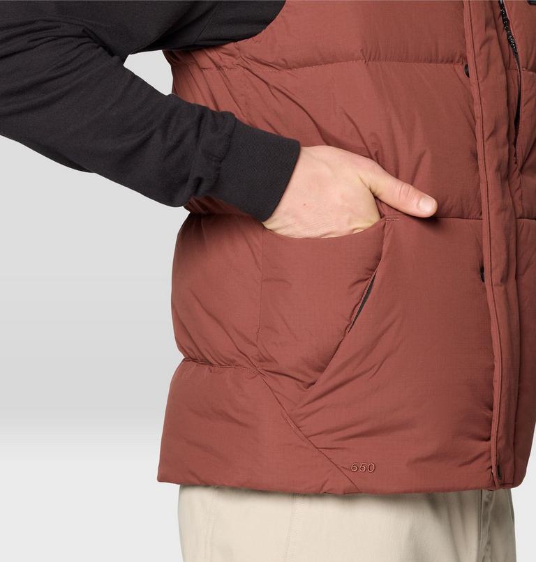 Men's Nevadan Down Vest, Color: Bourbon Brown, image 7