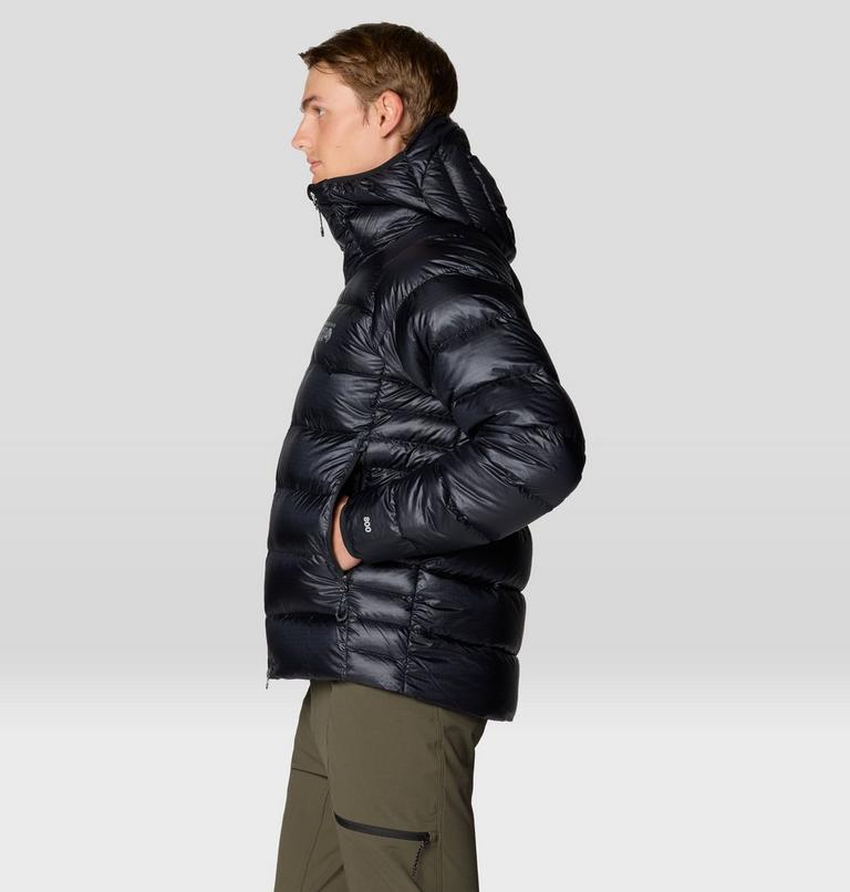 Men's Phantom Alpine Down Hooded Jacket, Color: Black, image 3