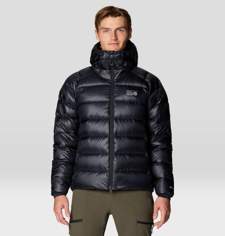 Men's Phantom Alpine Down Hooded Jacket, Color: Black, image 4