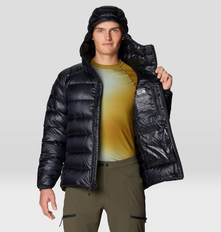 Men's Phantom Alpine Down Hooded Jacket, Color: Black, image 10