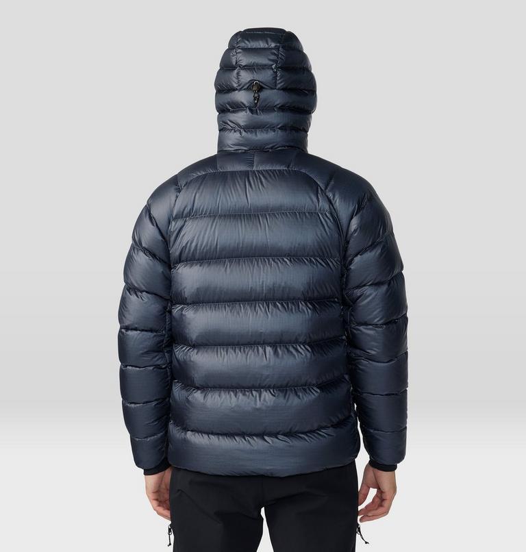 Men's Phantom Alpine Down Hooded Jacket, Color: Blue Slate, image 2