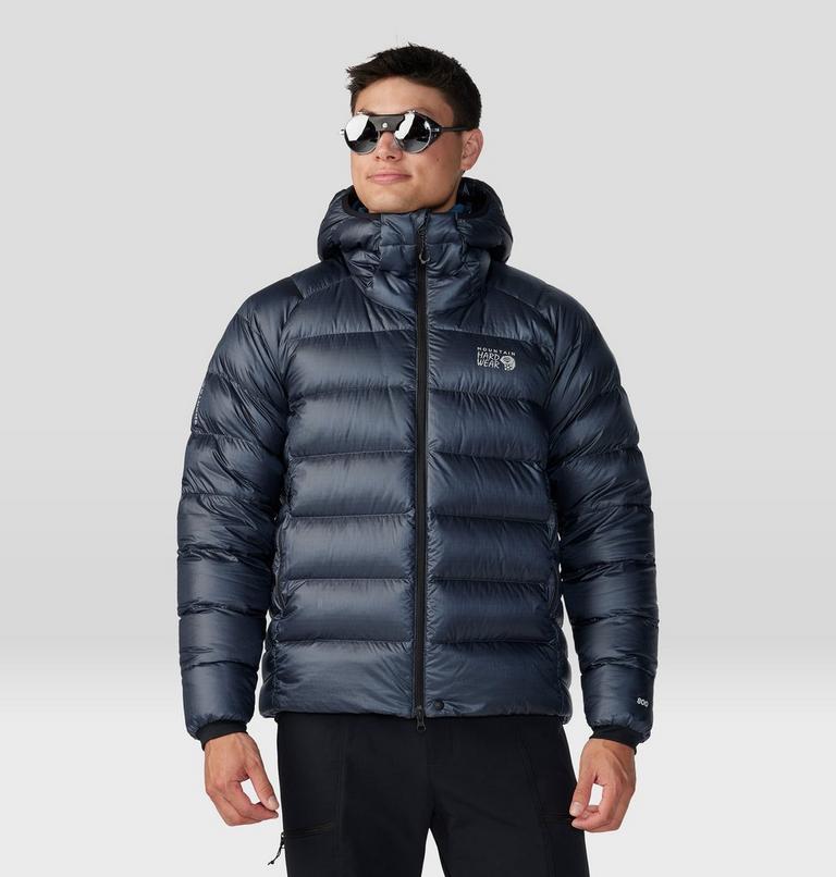 Men's Phantom Alpine Down Hooded Jacket, Color: Blue Slate, image 1