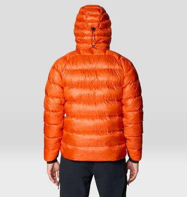 Men's Phantom Alpine Down Hooded Jacket, Color: State Orange, image 2