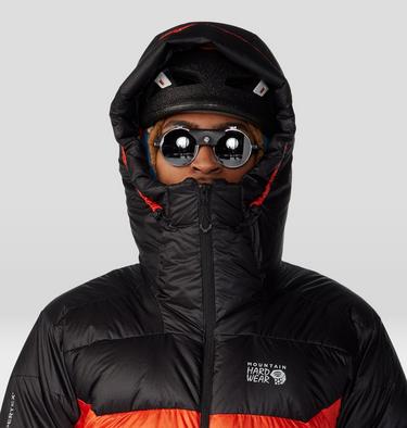 Men's Phantom Belay Down Parka, Color: State Orange, Black, image 4