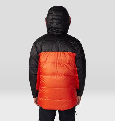 Men's Phantom Belay Down Parka, Color: State Orange, Black, image 2