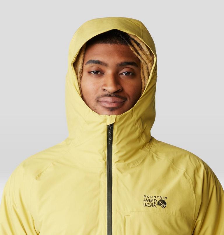 Men's Stretch Ozonic Insulated Jacket, Color: Bright Olive, image 4
