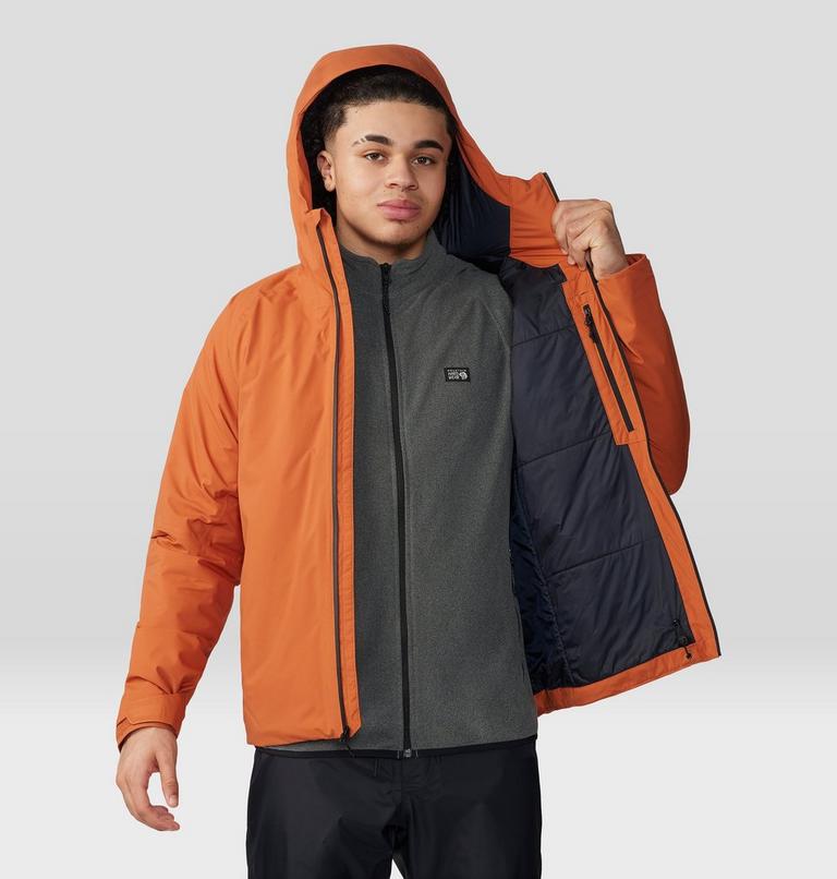 Men's Stretch Ozonic Insulated Jacket, Color: Raw Carnelian, image 9