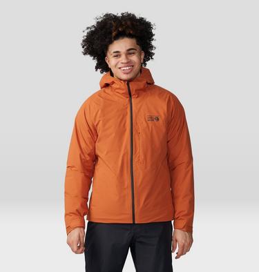Men's Stretch Ozonic Insulated Jacket, Color: Raw Carnelian, image 1