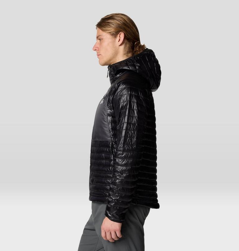Men's Ventano Hoody, Color: Black, Volcanic, image 3