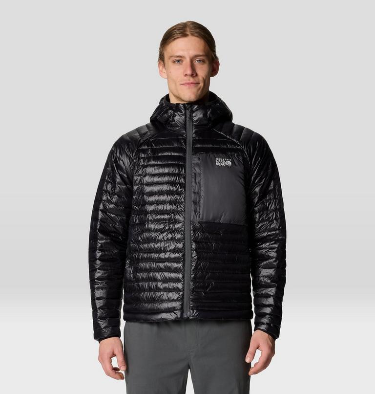 Men's Ventano Hoody, Color: Black, Volcanic, image 1