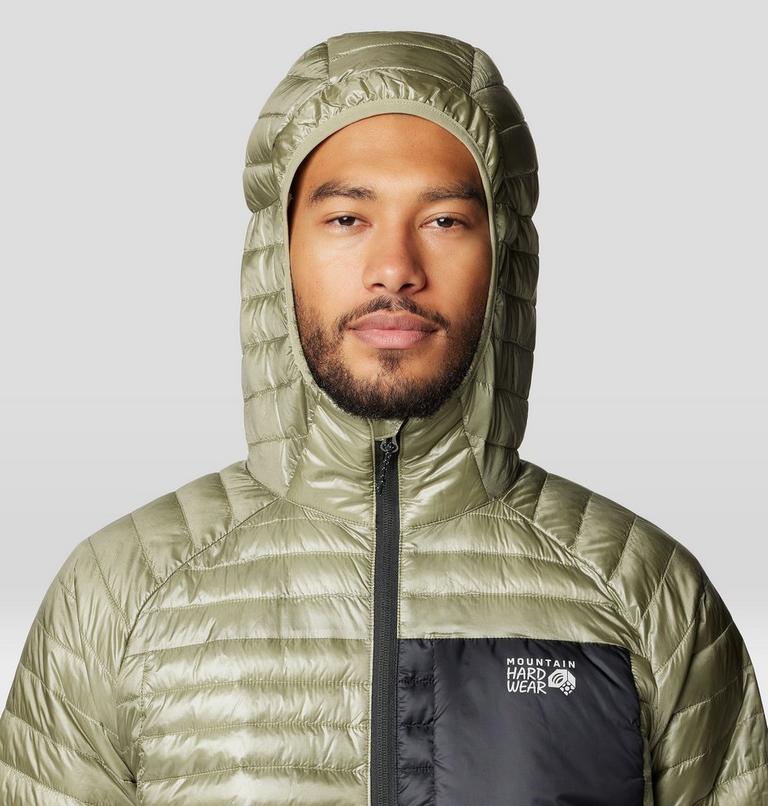 Men's Ventano Hoody, Color: Mantis Green, Black, image 4