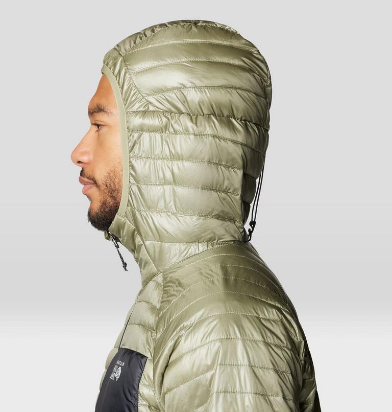 Men's Ventano Hoody, Color: Mantis Green, Black, image 5