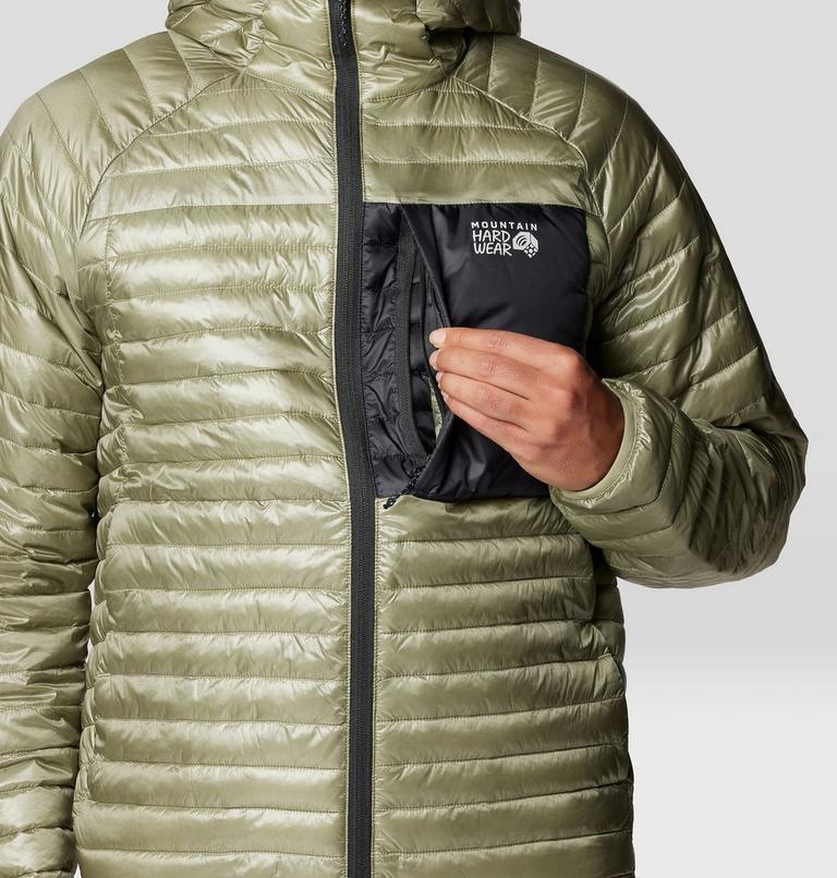 Men's Ventano Hoody, Color: Mantis Green, Black, image 7