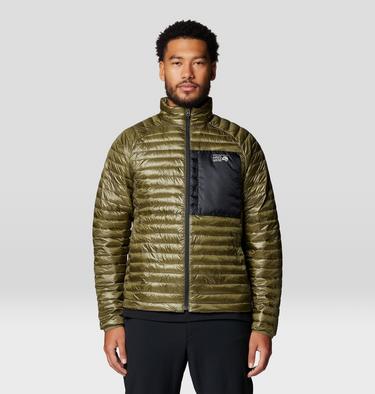 Men's Ventano Jacket, Color: Combat Green, Black, image 1