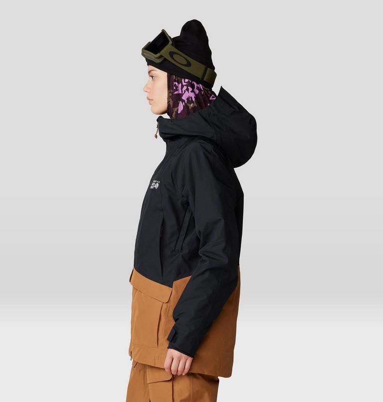 Women's Cloud Bank GORE-TEX Jacket, Color: Black, Copper Clay, image 3