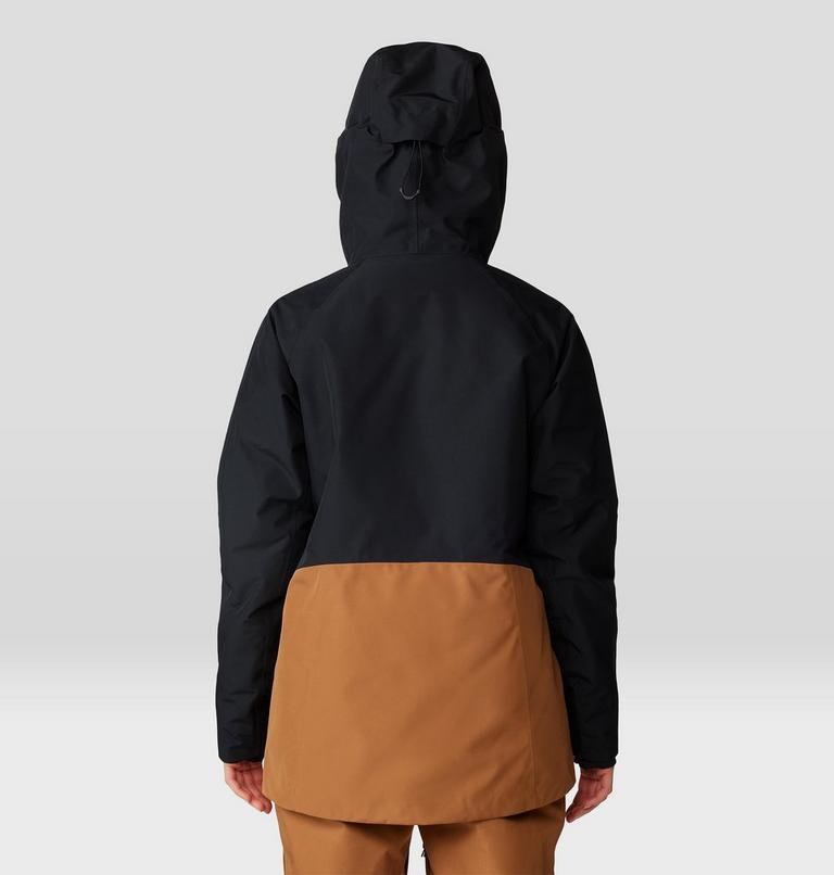 Women's Cloud Bank GORE-TEX Jacket, Color: Black, Copper Clay, image 2