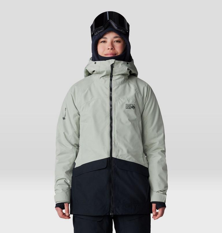 Women's Cloud Bank GORE-TEX Jacket, Color: White Sage, Black, image 1