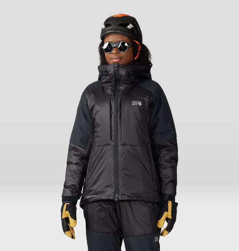 Women's Compressor Alpine Hooded Jacket, Color: Black, image 1