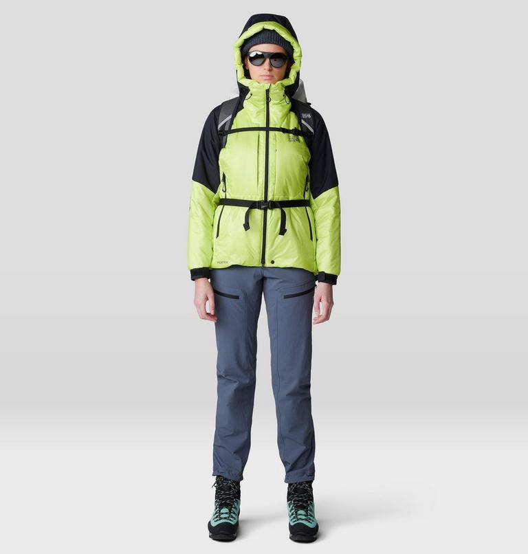 Women's Compressor Alpine Hooded Jacket, Color: Citron Glow, Black, image 15