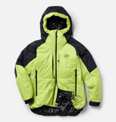 Women's Compressor Alpine Hooded Jacket, Color: Citron Glow, Black, image 3