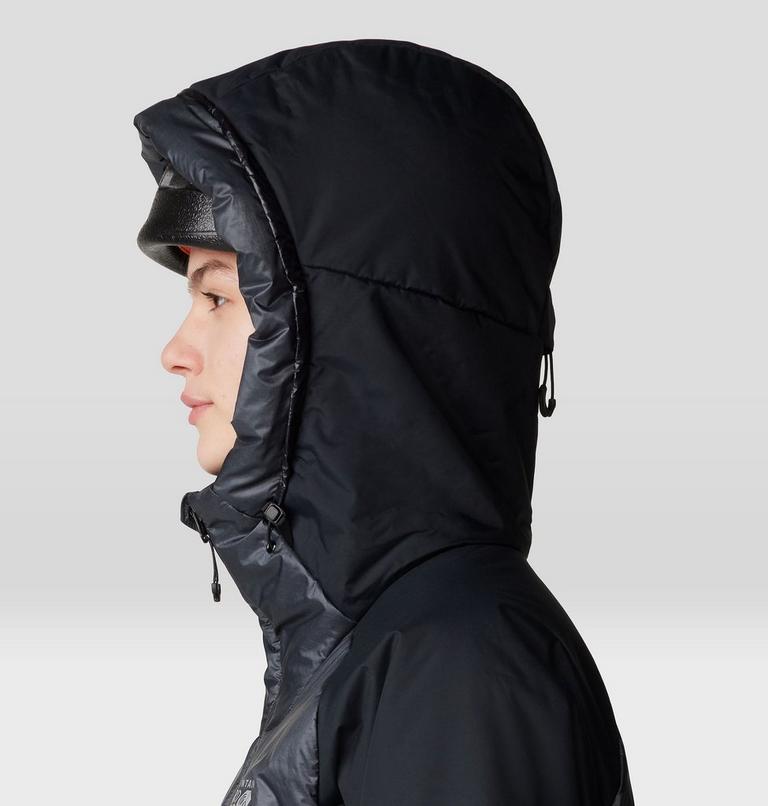 Women's Compressor Alpine Hooded Jacket, Color: Blue Slate, Black, image 8