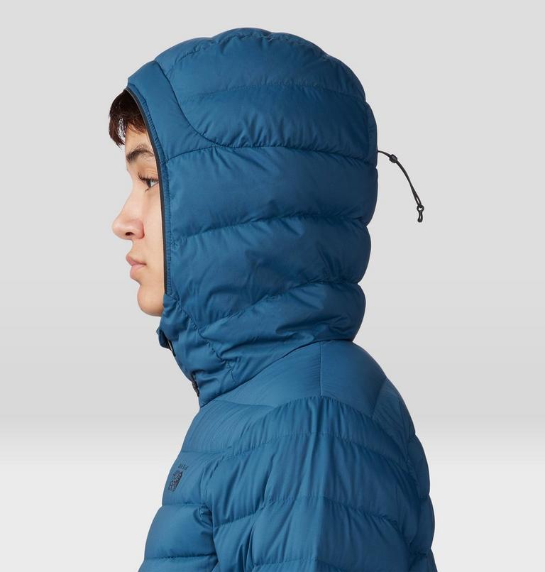 Women's Deloro Down Full Zip Hoody, Color: Dark Caspian, image 5