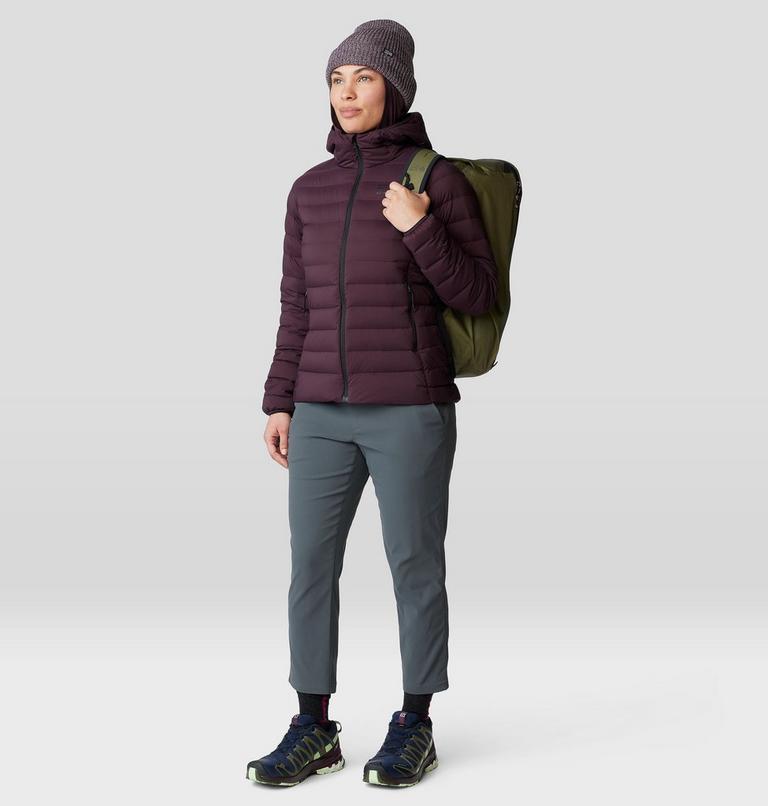 Women's Deloro Down Full Zip Hoody, Color: Blackberry, image 12