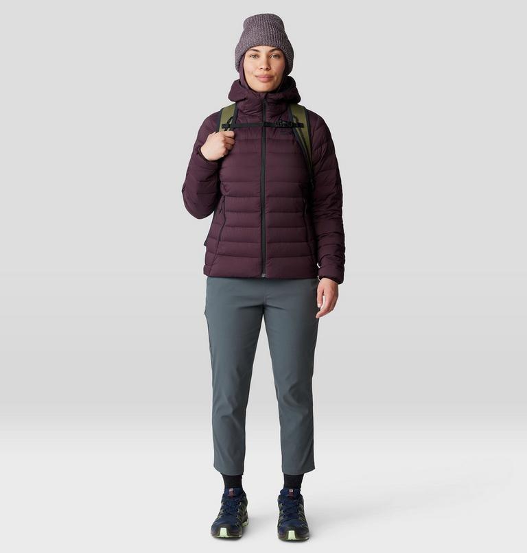 Women's Deloro Down Full Zip Hoody, Color: Blackberry, image 10