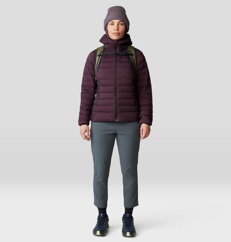 Women's Deloro Down Full Zip Hoody, Color: Blackberry, image 11