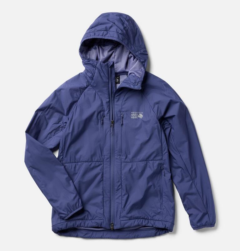 Women's Kor AirShell Warm Hoody, Color: Lapis Dusk, image 3