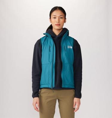 Women's Kor AirShell Warm Vest, Color: Jack Pine, image 1