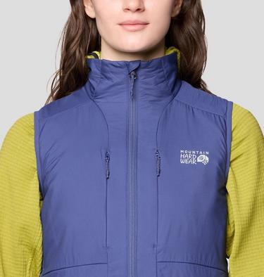 Women's Kor AirShell Warm Vest, Color: Lapis Dusk, image 4