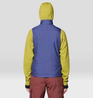 Women's Kor AirShell Warm Vest, Color: Lapis Dusk, image 2
