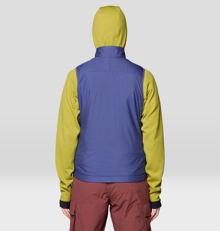 Women's Kor AirShell Warm Vest, Color: Lapis Dusk, image 2
