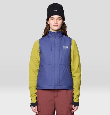 Women's Kor AirShell Warm Vest, Color: Lapis Dusk, image 1