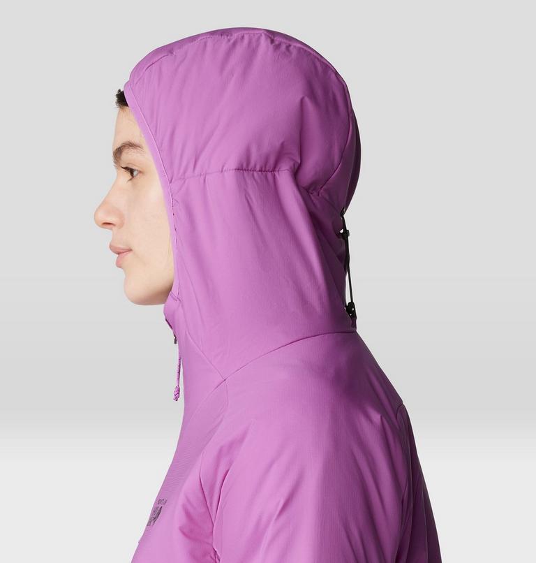 Women's Kor Stasis Hoody, Color: Lilac Glow, image 5
